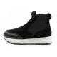 2. Scholl Beverly Bootie Damen Lederstiefeletten Schwarz