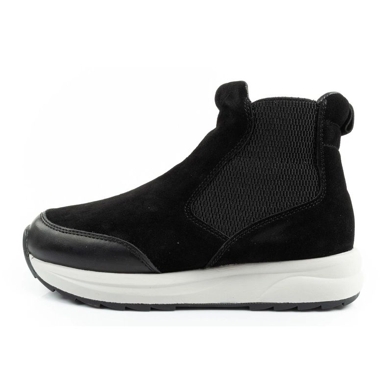 2. Scholl Beverly Bootie Damen Lederstiefeletten Schwarz