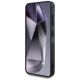 5. Guess 4G Glitzer Dreieck Knöpfe MagSafe Hülle für Samsung Galaxy S25 Plus Schwarz