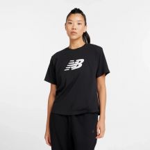 New Balance Sport Jersey Relaxed Logo W WT43583BK