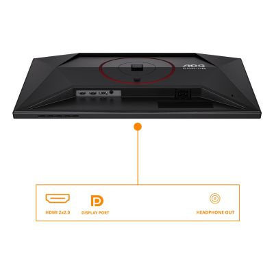 17. AOC G4 24G4ZR/02 Computermonitor 60,5 cm (23,8") 1920 x 1080 px Schwarz, Rot