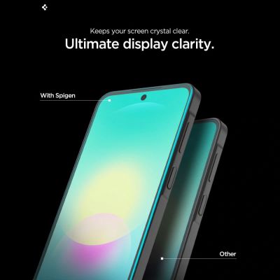 9. Spigen Glas.tR EZ Fit 2er-Pack gehärtetes Glas für Samsung Galaxy A27 5G