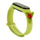 Strap Xmas für Xiaomi Mi Band 5 / 6 Weihnachts-Silikonarmband mit Mistelzweig - Grün