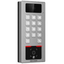 Hikvision DS-K1T502DBWX-CQR Zutrittskontrollleser, Eingangskontrollterminal, Grau