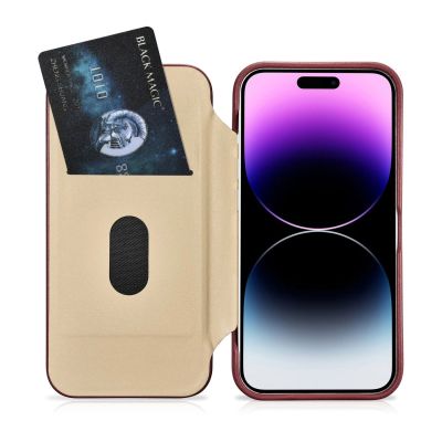 20. iCarer CE Premium Leather Folio Case iPhone 14 Pro Max Magnetic Flip Cover MagSafe Rot (WMI14220716-RD)