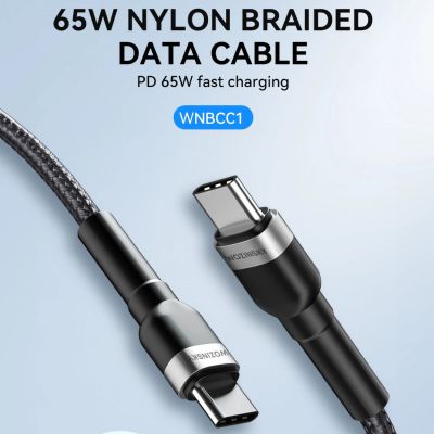 6. Wozinsky WNBCC1 USB-C / USB-C PD 65W Kabel 1 m - Schwarz