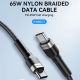 6. Wozinsky WNBCC1 USB-C / USB-C PD 65W Kabel 1 m - Schwarz