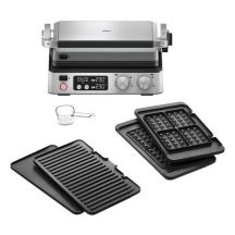BRAUN MultiGrill 7 Kontaktgrill CG 7044 mit Grill-, Brat- und Waffelplatten