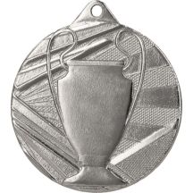 Gesamt-Silbermedaille mit Pokal