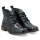 8. Damen-Lackstiefeletten in grüner Kroko-Optik Rieker 71205-90