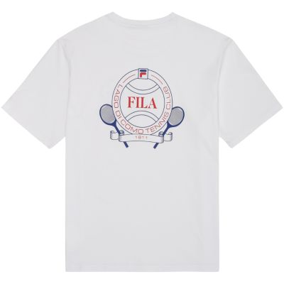 5. Fila Parella Herren T-Shirt weiß FAM1108 10001
