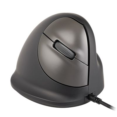 4. R-Go Tools R-Go HE Break Ergonomische Maus mit Break Software, kleine Größe (Handlänge unter 165 mm), Rechtshänder, kabelgebunden, Schwarz