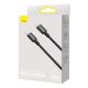 5. Baseus CATYS-C01 USB-C – USB-C PD QC FCP Kabel 100 W 5 A 480 Mbit/s 2 m – Schwarz