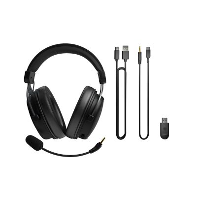13. GENESIS Toron 706 Kabelgebundenes & kabelloses Gaming-Headset mit Bügel, USB Typ-C, Bluetooth, Schwarz