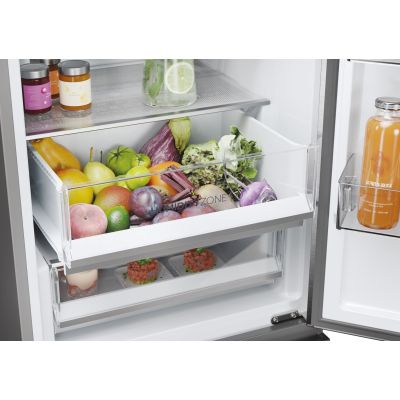 17. Haier HTW5620DNMG Mehrtüriger Kühlschrank (Edelstahl)
