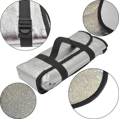 2. Faltbare Campingmatte aus Aluminium, 190 x 60 cm, Redcliffs