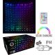 WEIHNACHTSLICHTER LICHTERVORHANG FÜR AUSSEN/INNEN 144 LED RGB 120 X 120 CM MIT FERNBEDIENUNG MULTICOLOR