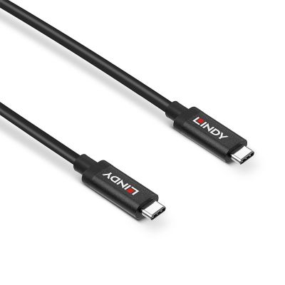 3. Lindy 43348 USB-Kabel USB 3.2 Gen 2 (3.1 Gen 2) 3 m USB-C Schwarz