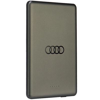 2. Audi Big Logo MagSafe Induktions-Powerbank 15W 5000mAh - Grau