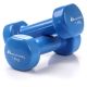 2. Meteor Win-Metal Hanteln 2x1,5 kg blau