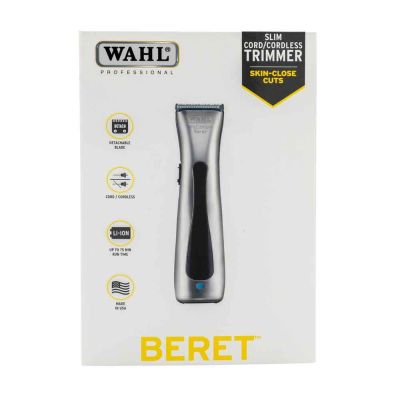 Wahl 08841-66 Trimmer ProLithium Beret Haarschneidemaschine, silber/schwarz