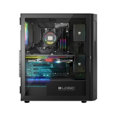 11. LOGIC ARAMIS ARGB MIDI USB 3.0 SCHWARZES GEHÄUSE