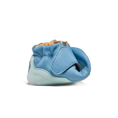 7. Affenzahn Crawly Shark Leder-Kriechschuhe (01257-30211)