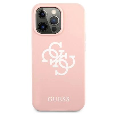 3. Guess Silikon 4G Logo Case für iPhone 13 Pro Max 6,7" - Rosa