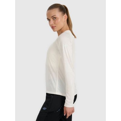 4. Damen-Langarmshirt, schnelltrocknend, Größe 4F 4FWAW25TFLOF415-11S