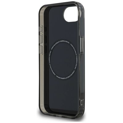 7. BMW IML Metal White Circle MagSafe iPhone 16e Hülle - Schwarz