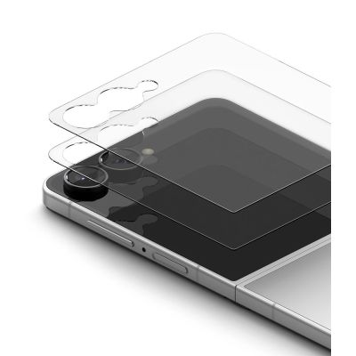 3. Ringke Cover Display Pro 2er-Pack Schutzglas für Samsung Galaxy Z Flip 8