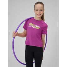Schnelltrocknendes Sport-T-Shirt für Mädchen 4F 4FJRSS26TFTSF2386-53S
