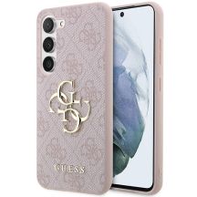 Guess GUHCS23S4GMGPI S23 S911 pink/pink Hardcase 4G Big Metal Logo
