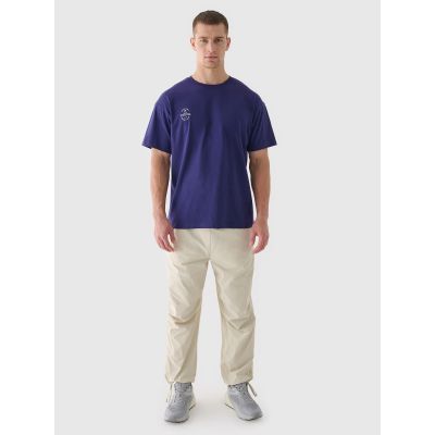 3. Glattes Unisex-Oversize-T-Shirt 4F 4FRAW24TTSHU2672-31S