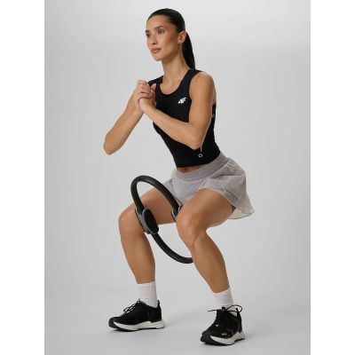 4. Schnelltrocknendes Damen-Trainings-Crop-Top 4F 4FRAW26TFSLF1271-20S