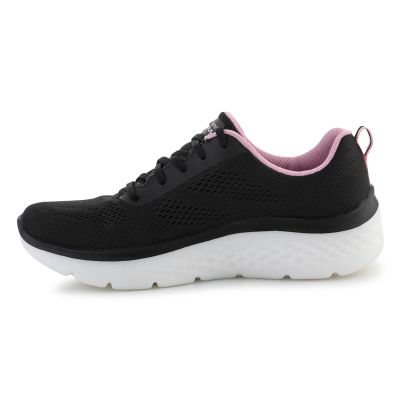 4. SKECHERS GO WALK HYPER BURST SPACE INSIGHT SCHWARZ/PINK 124578-BKPK