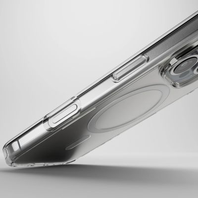 4. Puro Impact Clear D3O MagSafe Silikonhülle für iPhone 16 Pro Max – transparent