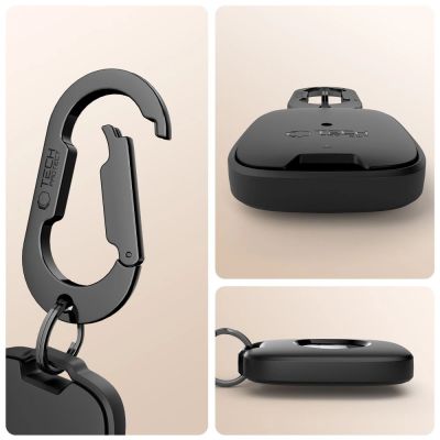 2. Tech-Protect Velar Hülle für Apple AirTag 1 / 2 - Schwarz