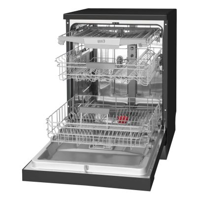 8. Freistehender Geschirrspüler 60 cm AMICA DFM66B8EOqBH | Energieeffizienzklasse B | 15 Geschirrsets | AirDry | AquaStop | Besteckschublade