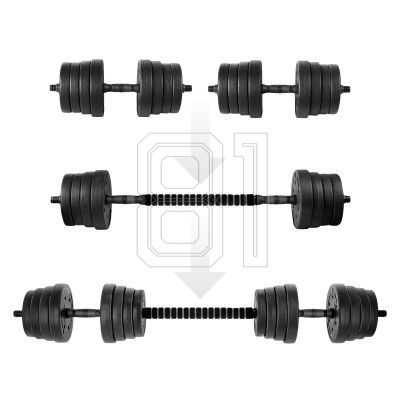 5. Spokey Pondus 30 Hantelset, 2x 15 kg SPK-944225