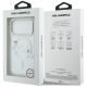 8. Karl Lagerfeld IML Choupettes Karl Script Logo MagSafe Hülle für iPhone 17 Pro Max – Transparent
