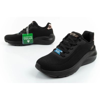 8. Skechers Damen-Sportschuhe Bobs Squad Waves, schwarz, leicht, modisch