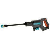 Gardena AquaClean 24/18V P4A Kompakt-Hochdruckreiniger mit Akku, 250 l/h, Schwarz, Blau, Orange