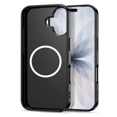 4. Tech-Protect Lamano MagSafe Hülle für iPhone 17 - schwarz und braun