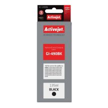 Activejet AC-G490Bk Tinte (Ersatz für Canon GI-490BK; Supreme; 135 ml; 6000 Seiten, Schwarz)