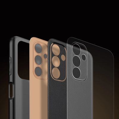 10. Dux Ducis Yolo elegante Hülle aus ökologischem Leder für Samsung Galaxy A13 5G schwarz