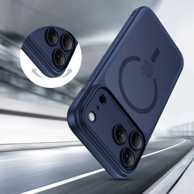 12. Tech-Protect Magpeak Magsafe CC Case für iPhone 17 Pro Max – Matt Marineblau