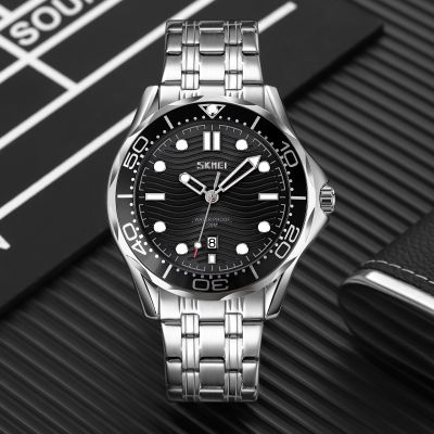 6. Herrenuhr Skmei 9276SISIBK + BOX