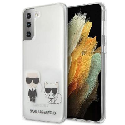 Karl Lagerfeld Karl&Choupette Hülle für Samsung Galaxy S21+ - Transparent