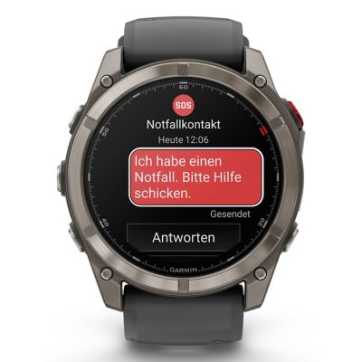 2. Garmin Fenix 8 Pro AMOLED 51mm Saphir-Titan Sportuhr